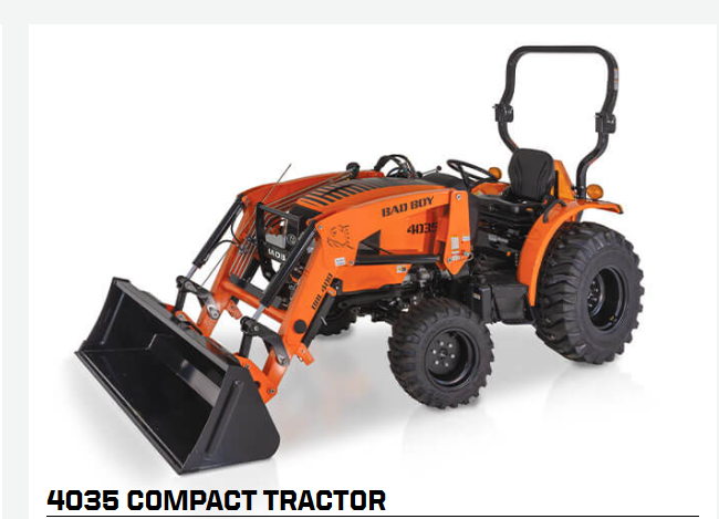 BAD BOY 4035H, 35HP HST, 4WD, DIESEL TRACTOR