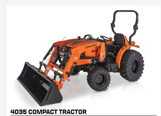 BAD BOY 4035H, 35HP HST, 4WD, DIESEL TRACTOR