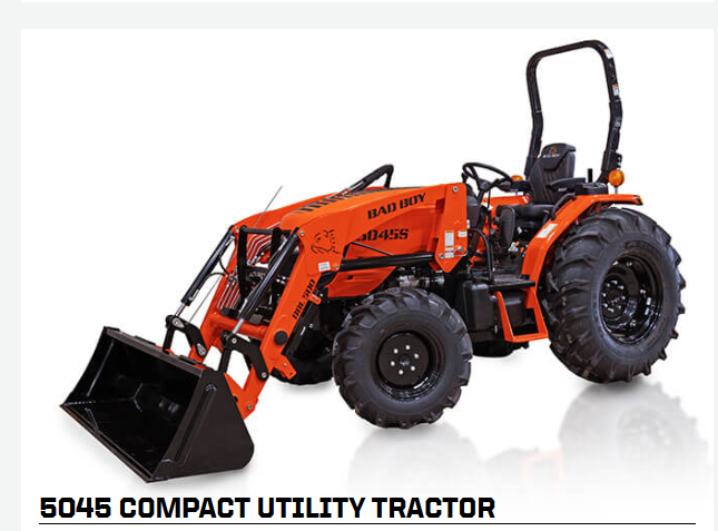 BAD BOY 5045H, 48HP HST, 4WD, DIESEL TRACTOR