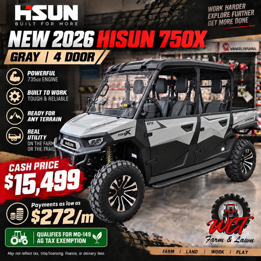 2026 HISUN 750XC GRAY - 4 DOOR