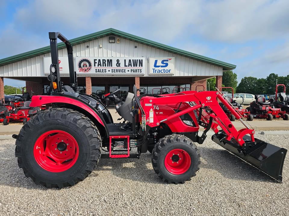 TYM -  T574 WITH 3RD FUNCTION INSTALLED PLUS FREE FLUID IN TIRES!