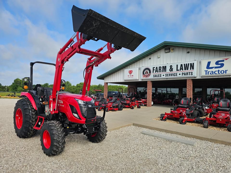 TYM -  T574 WITH 3RD FUNCTION INSTALLED PLUS FREE FLUID IN TIRES!